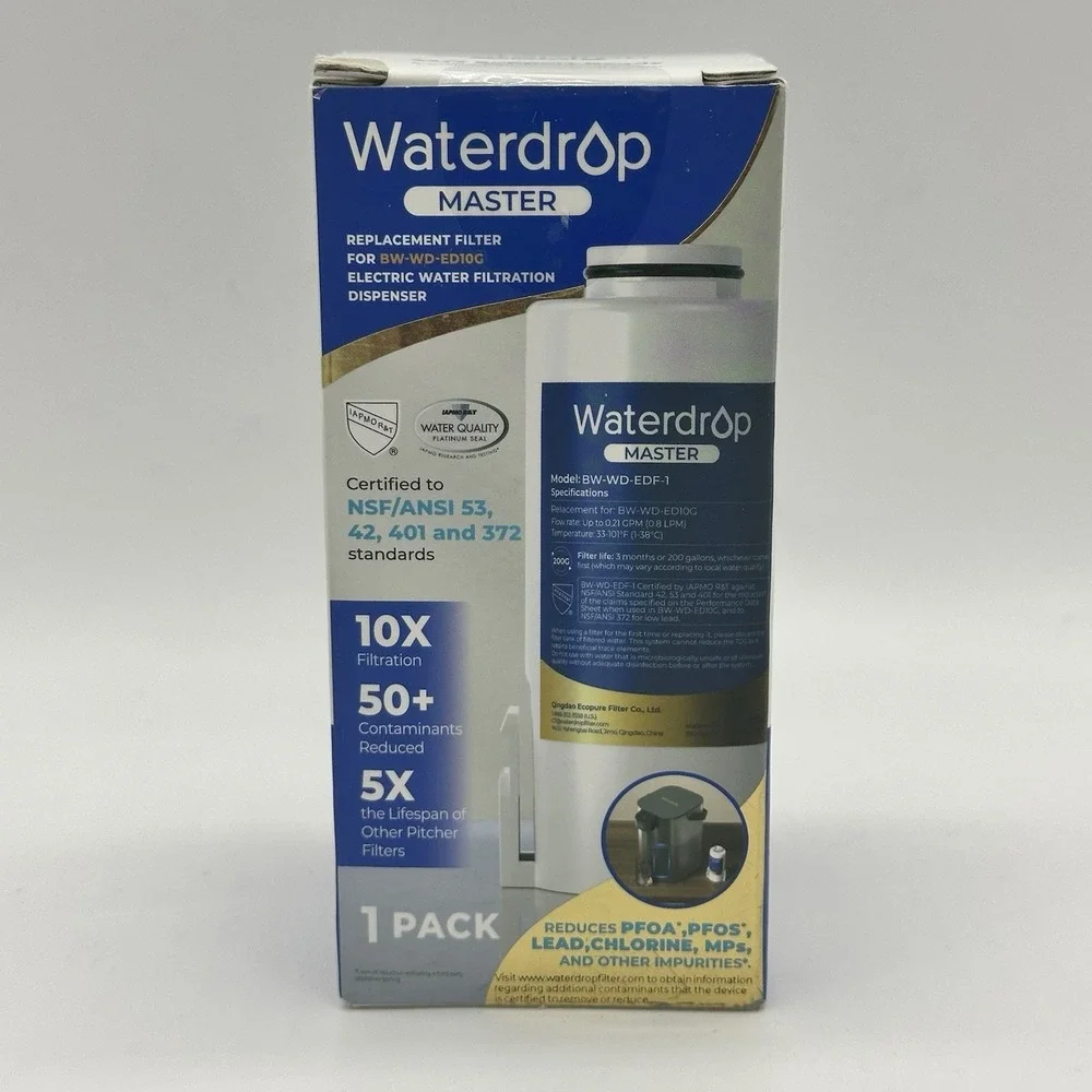 WATERDROP MASTER REPLACEMENT FILTER FOR BW-WD-ED10G NEW-SEALED
